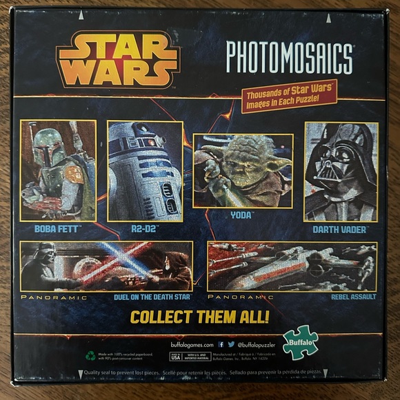 Star Wars C-3PO and R2-D2 1000 Piece Puzzle - Picture 2 of 3
